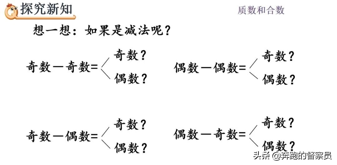 五年级下册数学奇数和偶数的讲解,五年级数学偶数与奇数规律知识点