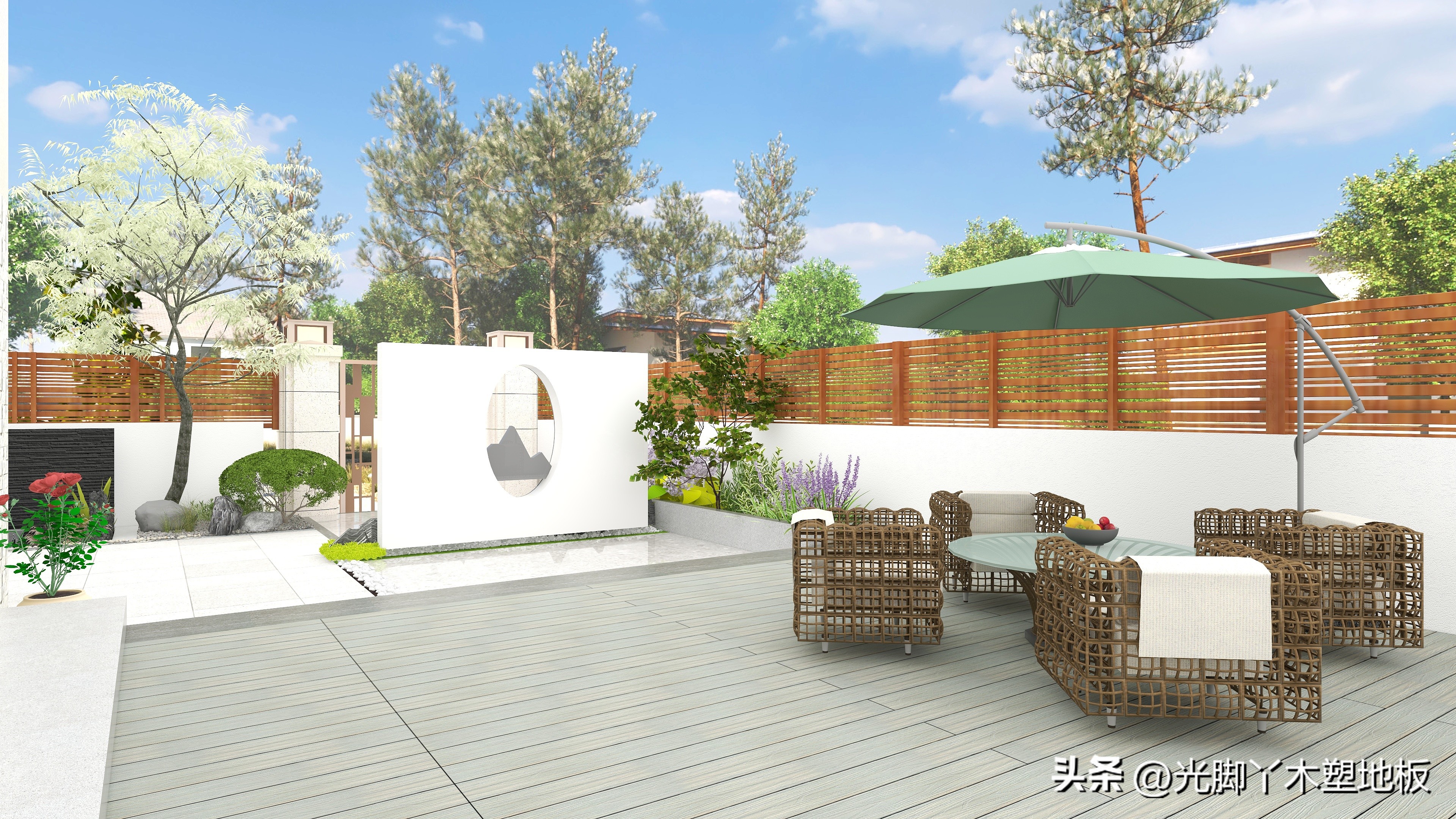 木塑材料：引领户外园林新潮流！木塑产品：绿色环保的独特风景