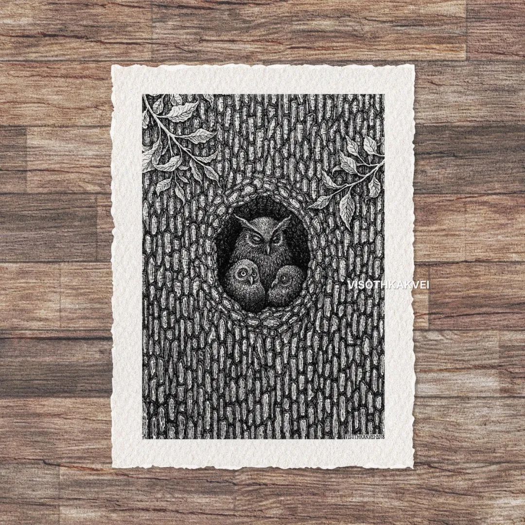 治愈强迫症的画,看了让人强迫症发作的画