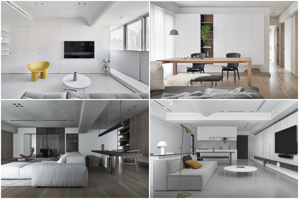 禅意侘寂风豪宅,侘寂挑空别墅