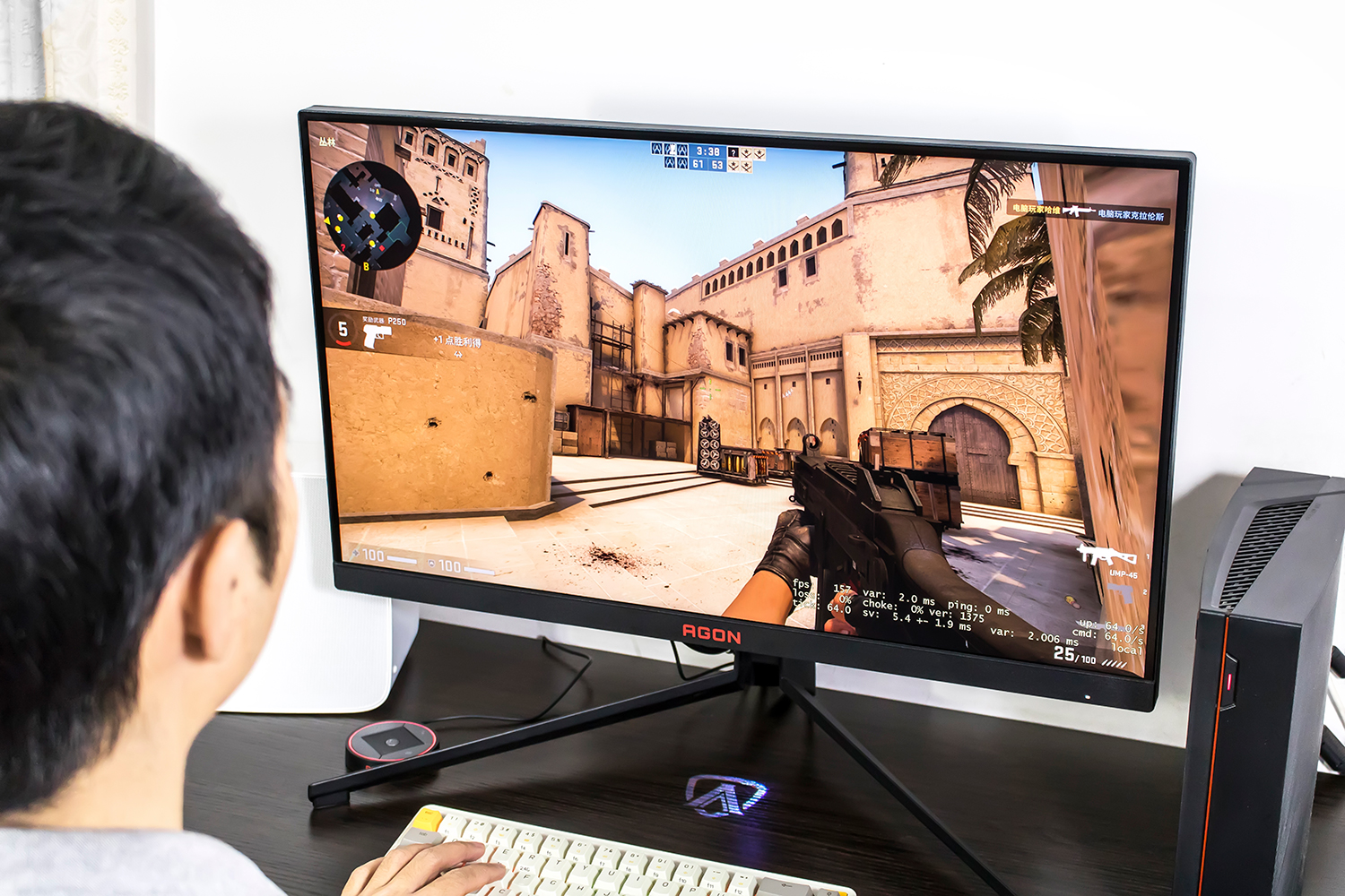 aoc显示器ag274qs吃鸡测试,agonag274uxp显示器测评