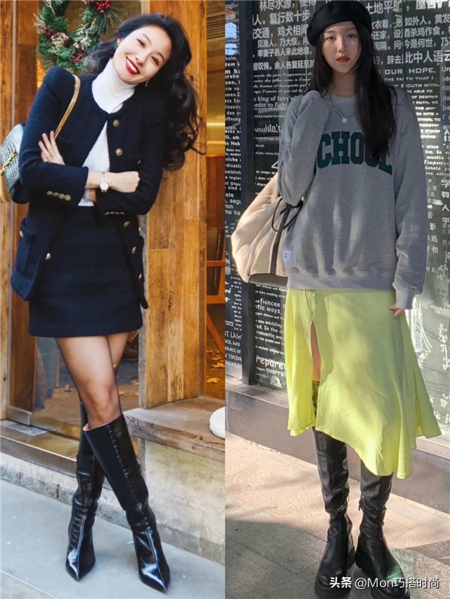 春天穿这5件外套裙子时髦显瘦,这样穿半裙显瘦又减龄不挑身材