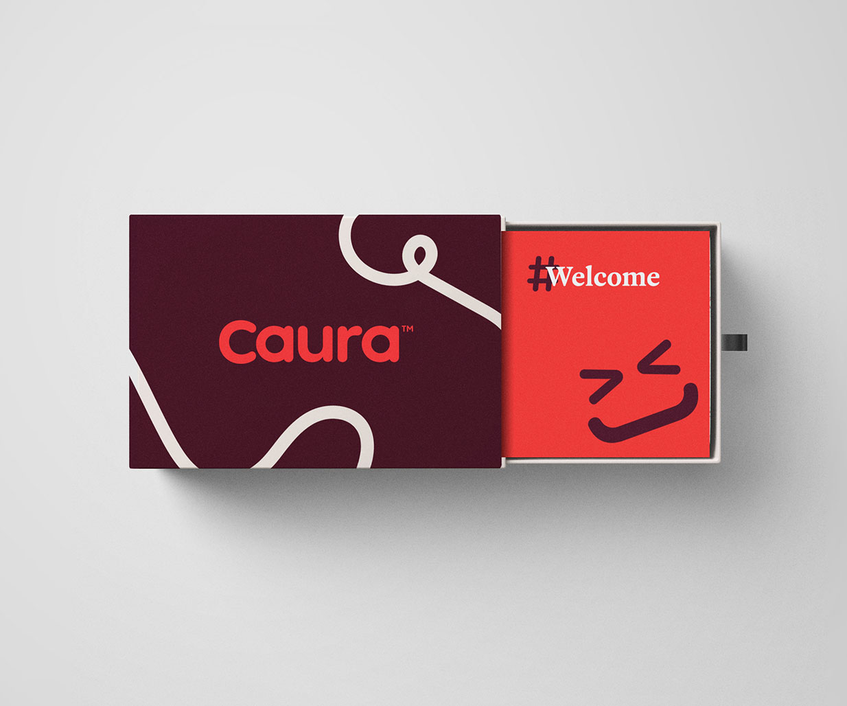 Caura品牌代理机构logo设计via:percept