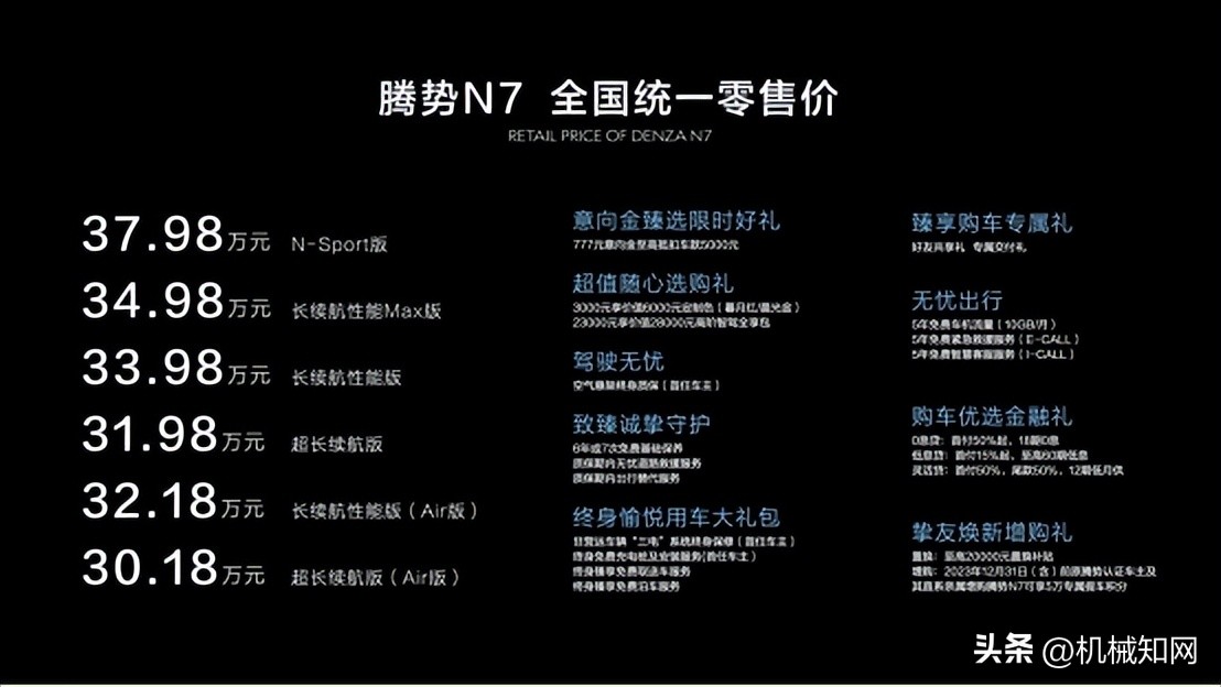 比亚迪腾势n7智能豪华猎跑suv,比亚迪腾势n7最新报价