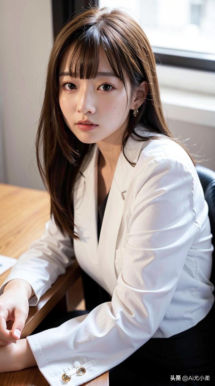 夏季壁纸高清美少女,职业装女性壁纸高清大图