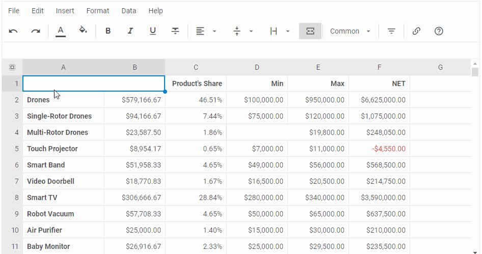 表格控件DHTMLXSpreadsheet5.0来咯，来看看优化了哪些实用功能