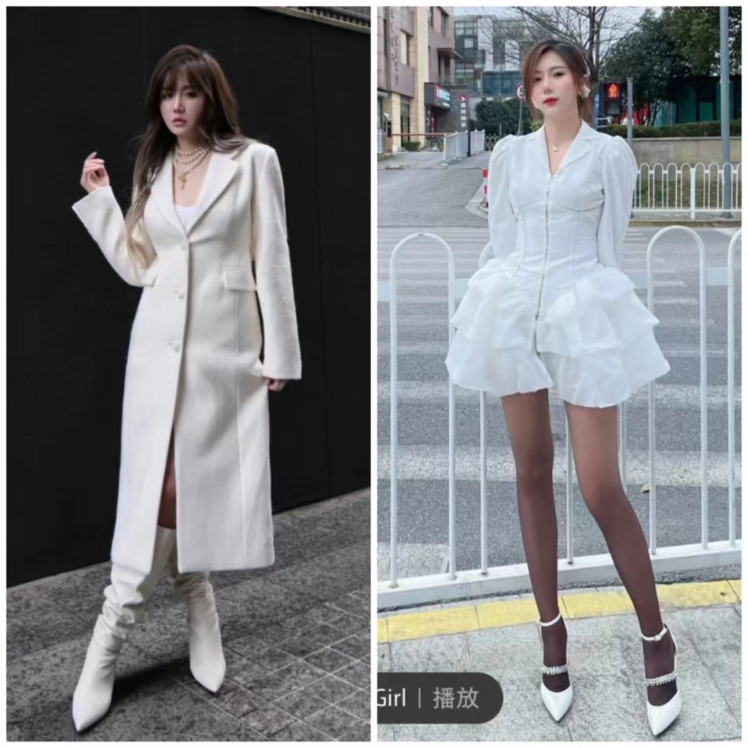 白色搭什么颜色最好看冬季女士,秋冬搭配什么颜色显白