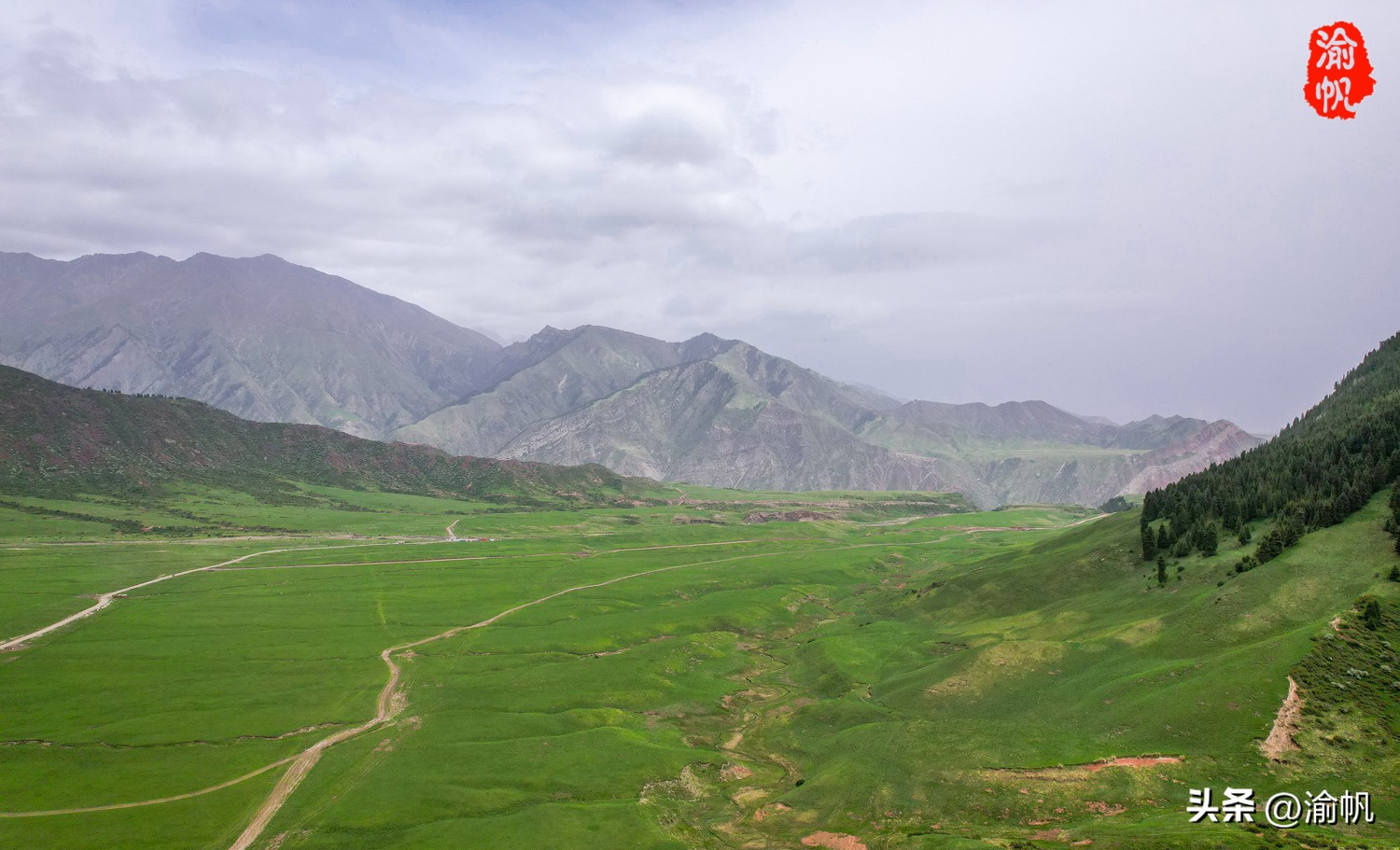 天山下的那拉提,陶渊明笔下世外桃源的美景