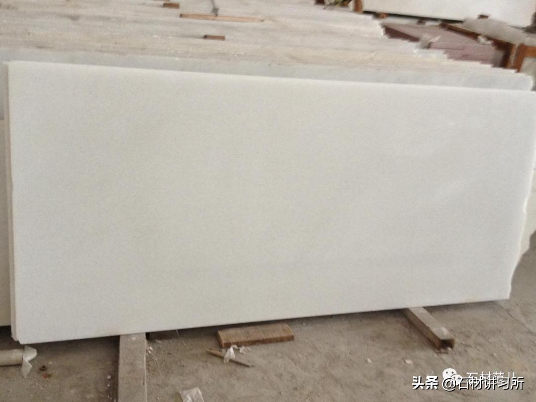 水晶白大理石效果,天然透光超薄石材