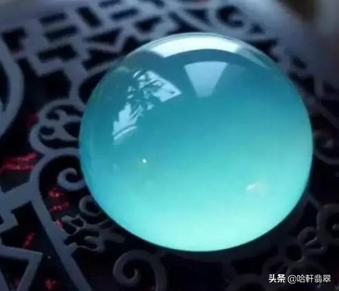 翡翠蓝色妖姬,翡翠原石蓝色妖姬