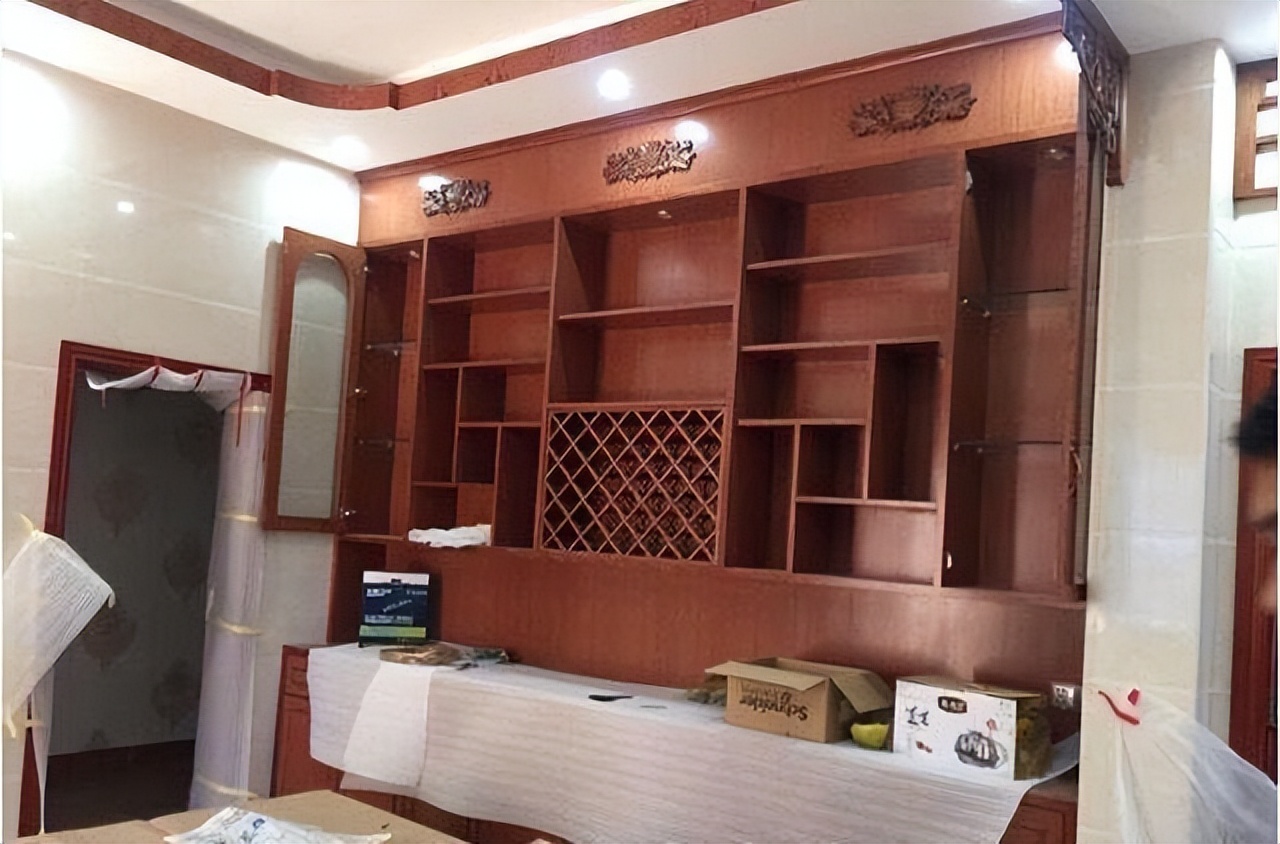 老公装修的卧室,老公装修的房子新中式