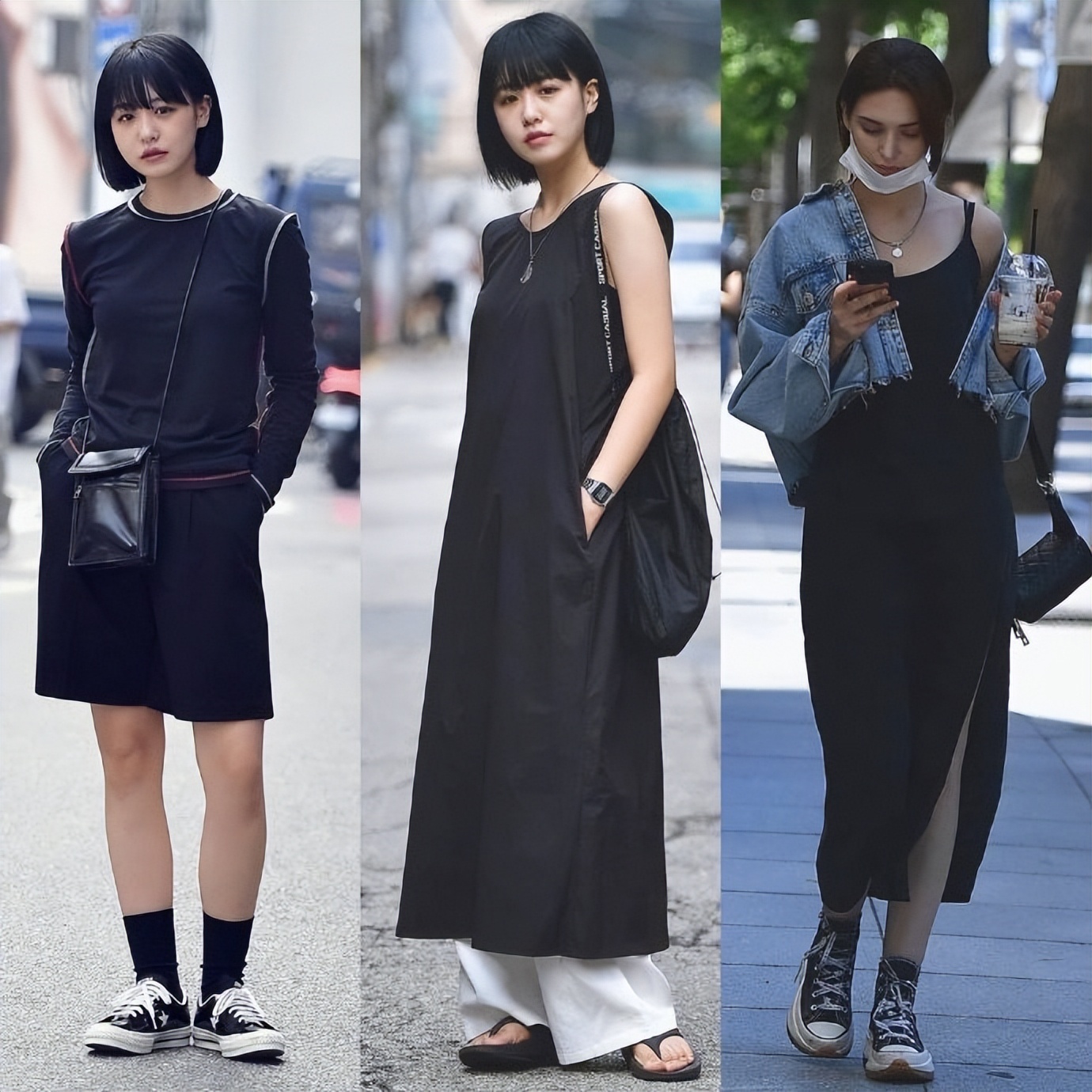 韩国人真的很爱穿黑色衣服,韩国人对身材的执着