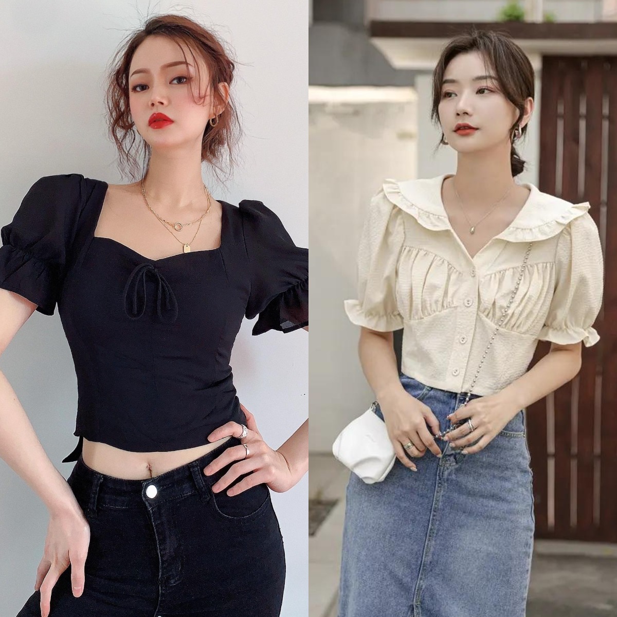 上衣百搭下衣随便穿,上衣纯色显瘦百搭宽松