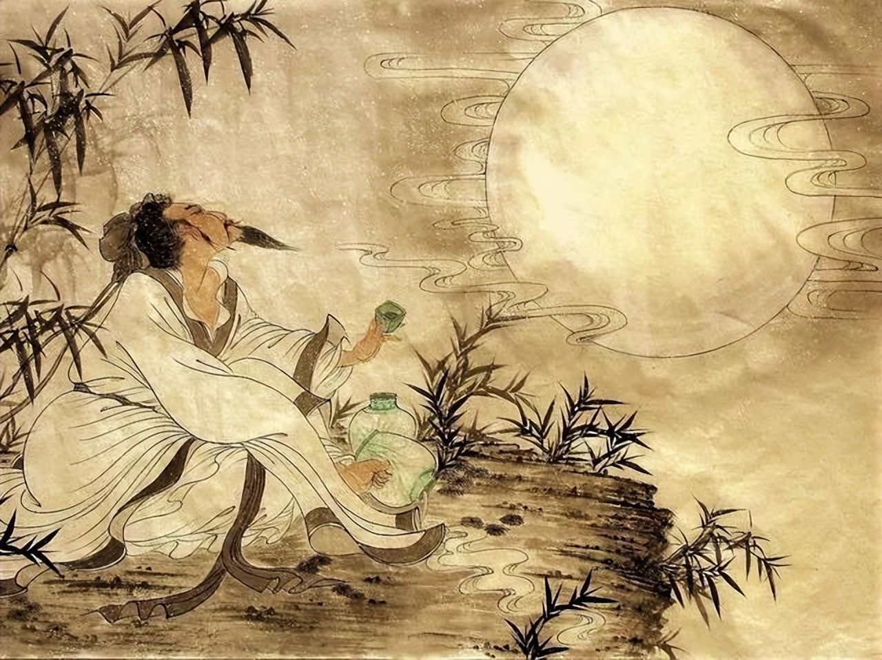 水调歌头丙辰中秋苏轼古诗词朗诵,苏轼水调歌头中秋书法作品行书