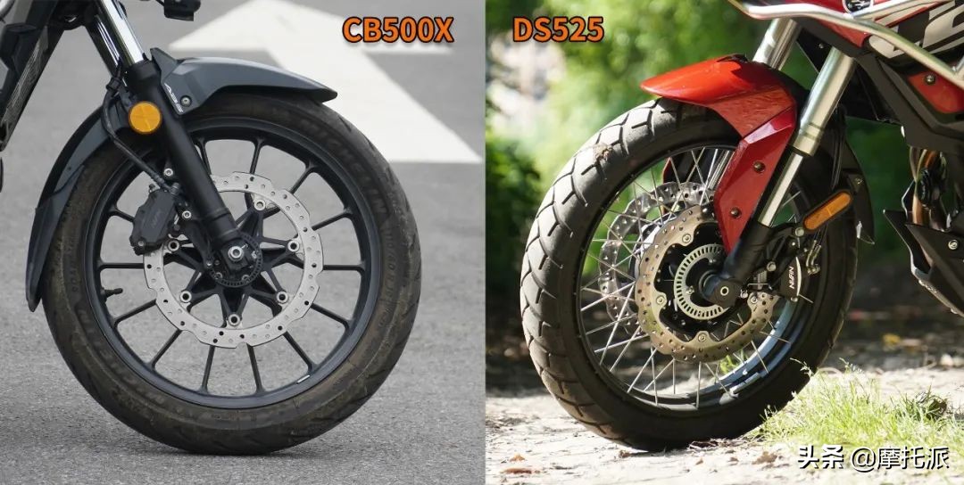 对比评测cb500x,ds525x对比本田cb400x