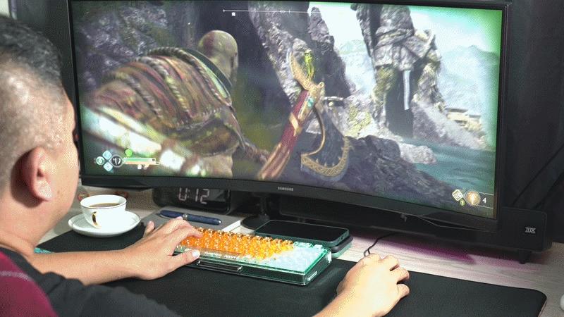 lofree洛斐机械键盘测评,洛斐全透明机械键盘