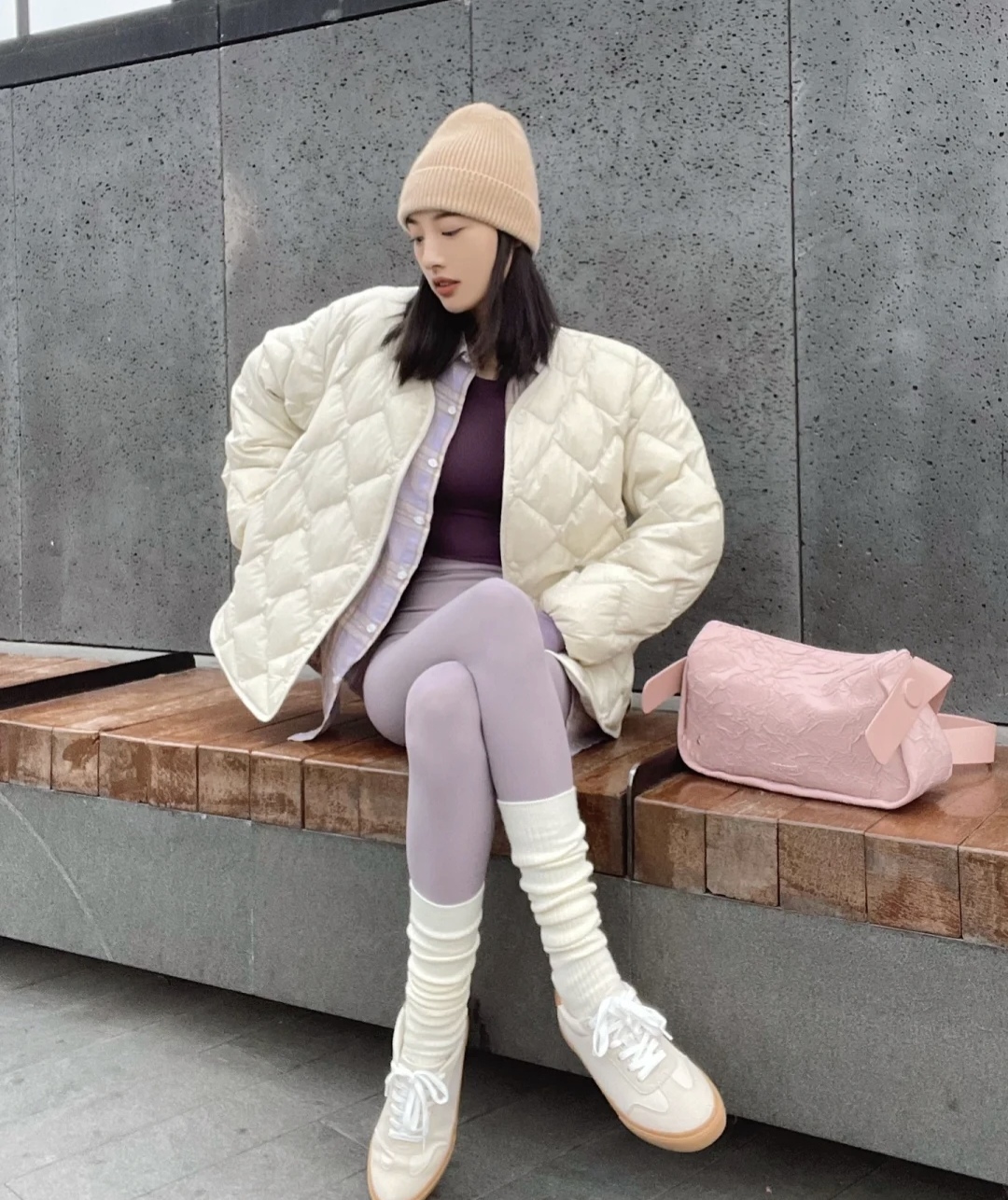 瑜伽裤穿出自然不做作风情,瑜伽裤穿出高级感