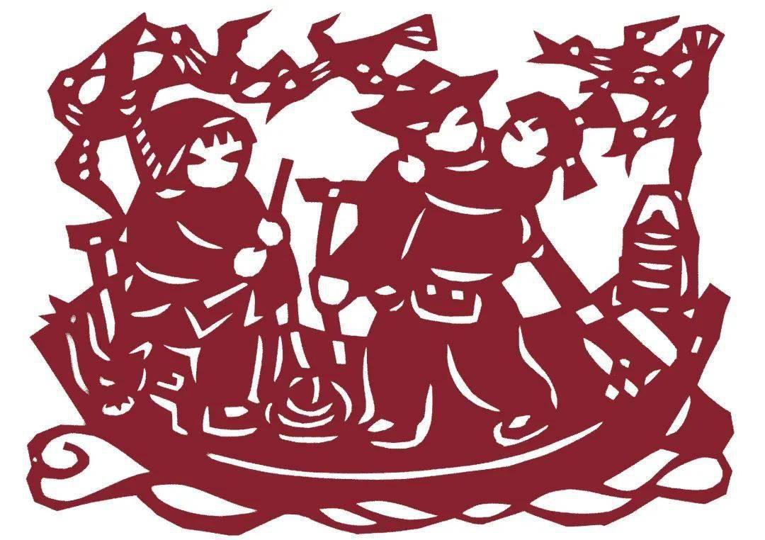 二十四节气立秋剪纸教学过程,二十四节气剪纸雪人手工