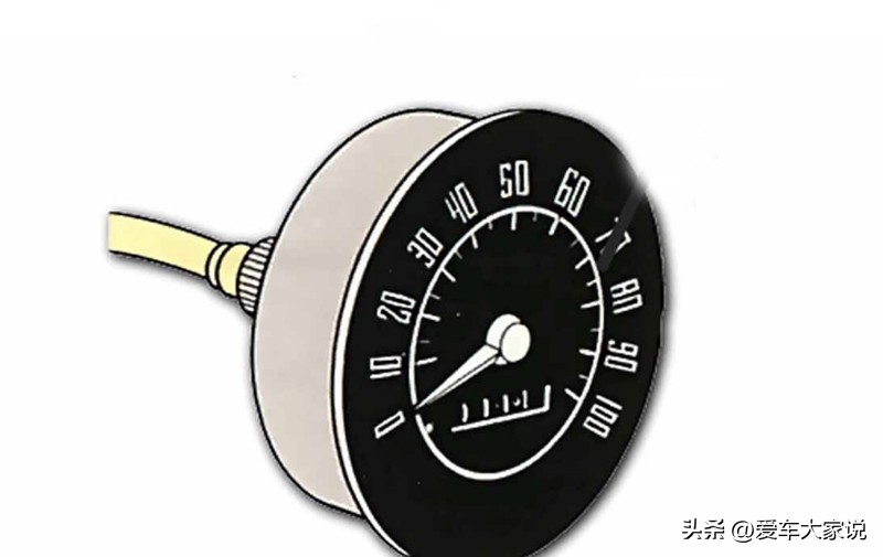 以前的汽车迈速表,车速表怎么不动了