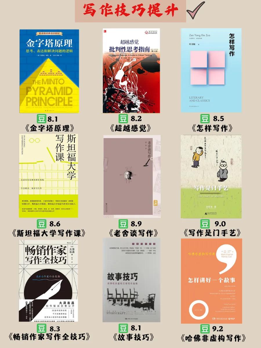 文笔太差就疯狂读这50本书,文笔不好请疯狂读这50本书