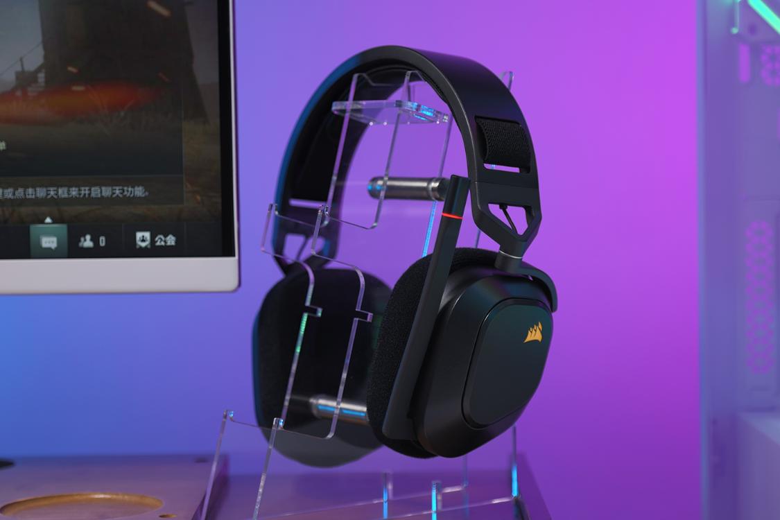 电竞游戏耳机可调节,海盗船耳机hs80max闷耳朵吗