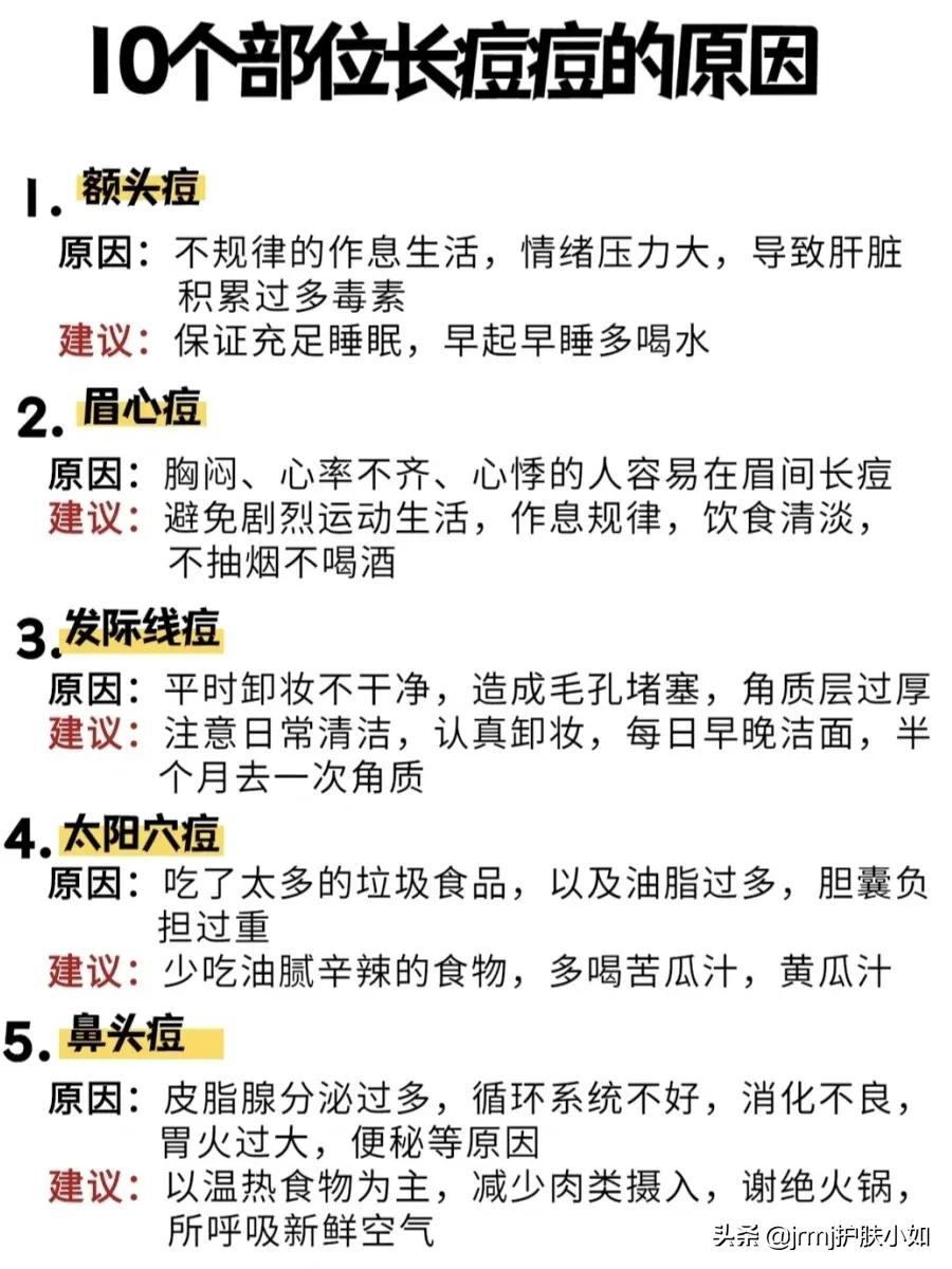 痘痘反复注意一个小细节,一直反复长痘痘是身体出现了警告