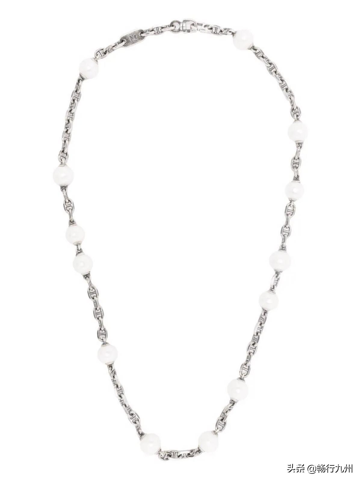 男士高档金属颈链,颈链男款高级感