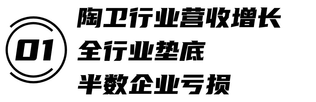 拿什么拯救你？2022陶卫行业营收增长大家居全行业垫底