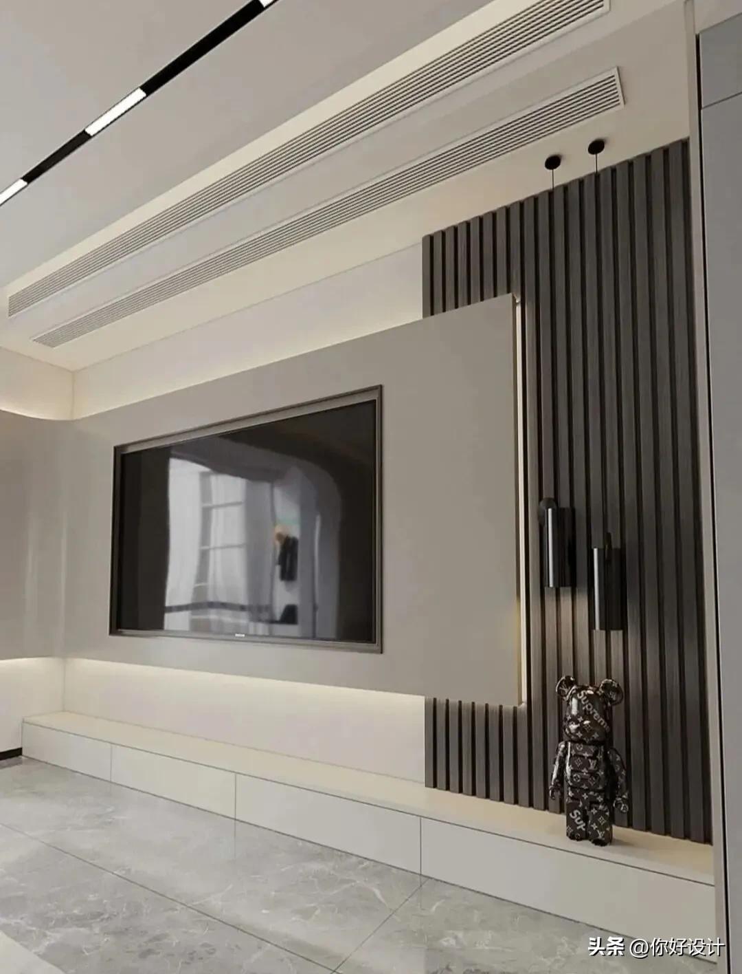 三十款电视背景墙设计,三十平大客厅电视背景墙