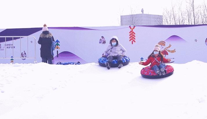 天津水上公园淘气堡,天津冰雪世界游乐园