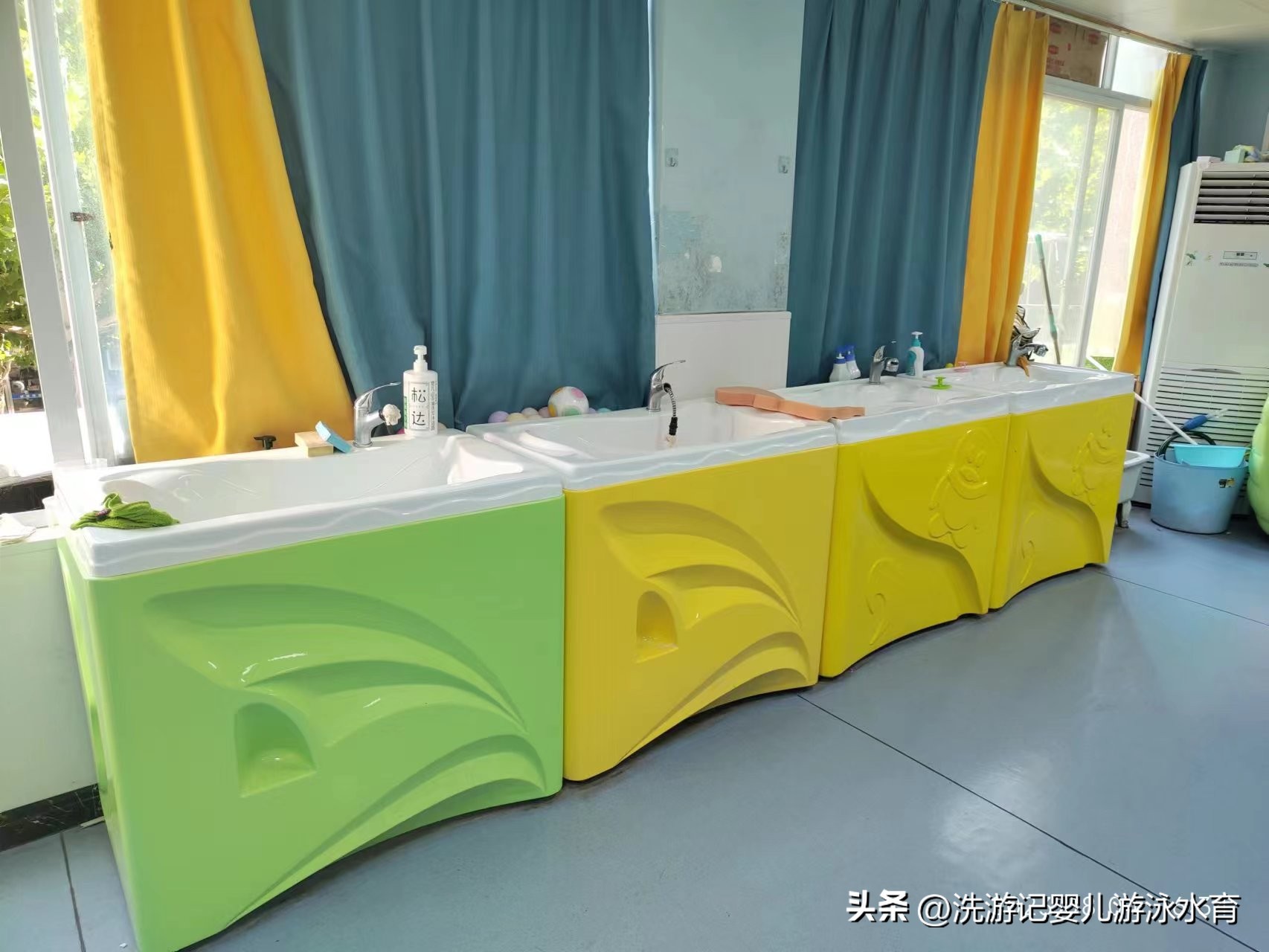 最新婴儿游泳馆装修案例,婴幼儿游泳馆装修用什么材质