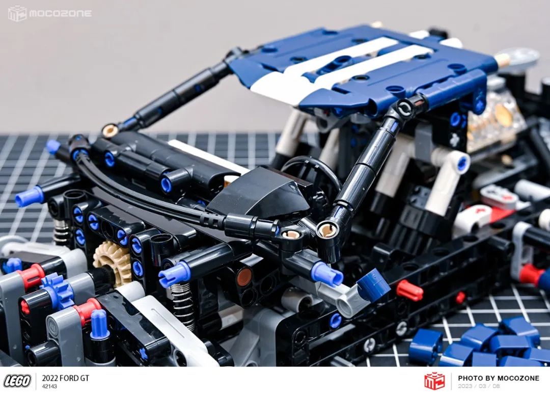 乐高积木福特gt跑车,福特gt2022