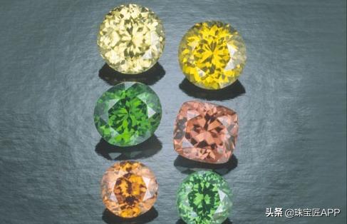 四种宝石图片大全,各种宝石黄色