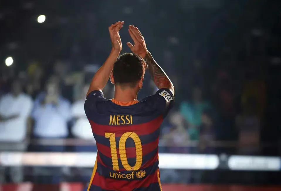 梅西的出色发挥是巴萨取胜的关键,梅西我决定将我的天赋带到南海岸