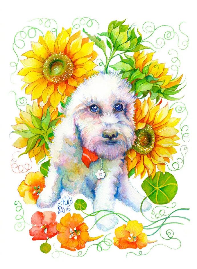 大神级水彩作品看完肯定不后悔,40张笔触狂放的水彩