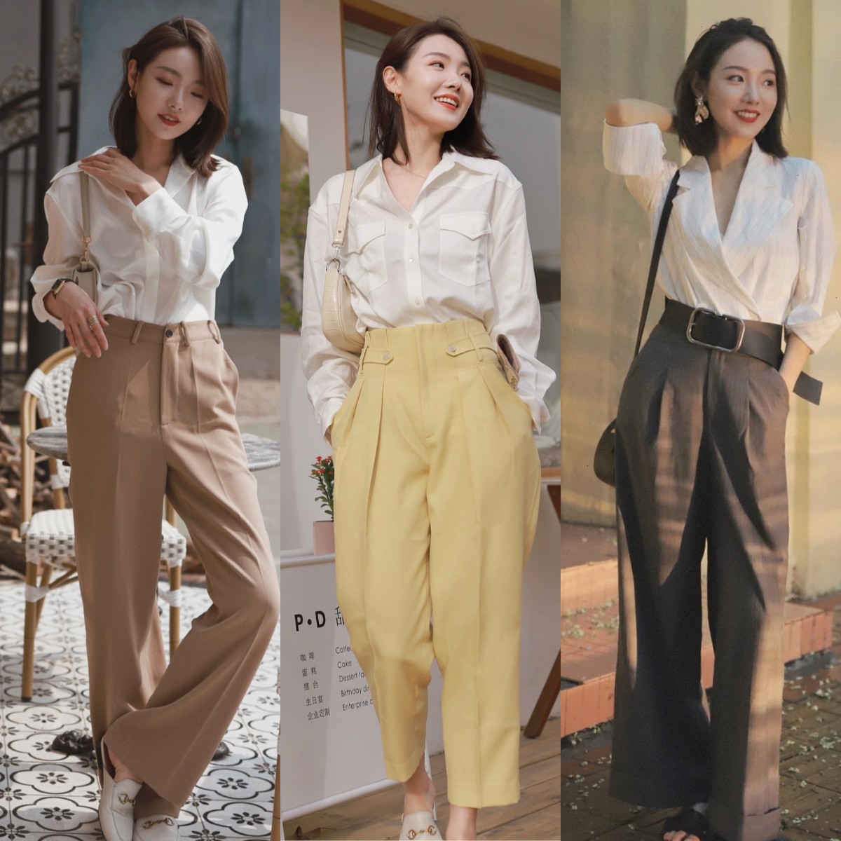 毛衣阔腿裤冬天这样穿才洋气,大毛衣阔腿裤才是秋冬最佳搭配