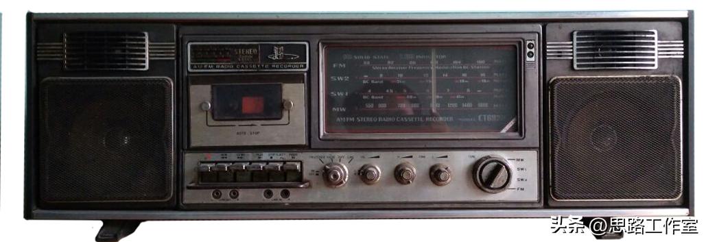 80年代的各种牌子收录机,80年代的长条收录机