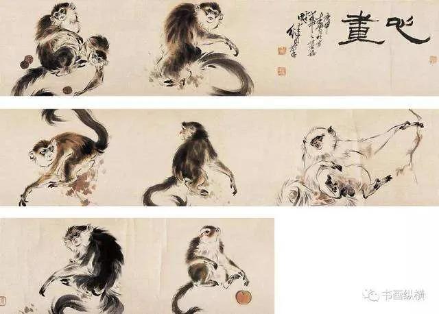 刘继卣猴,刘继卣画猴作品高清大图