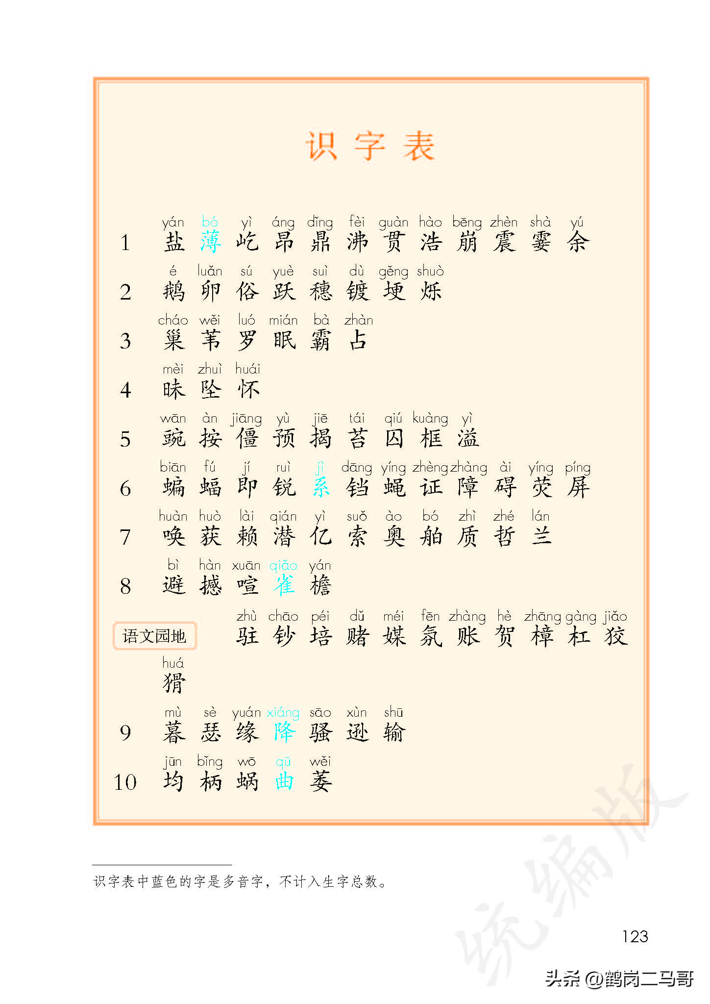 暑假预习资料小学,四年级下册语文课本第17课预习