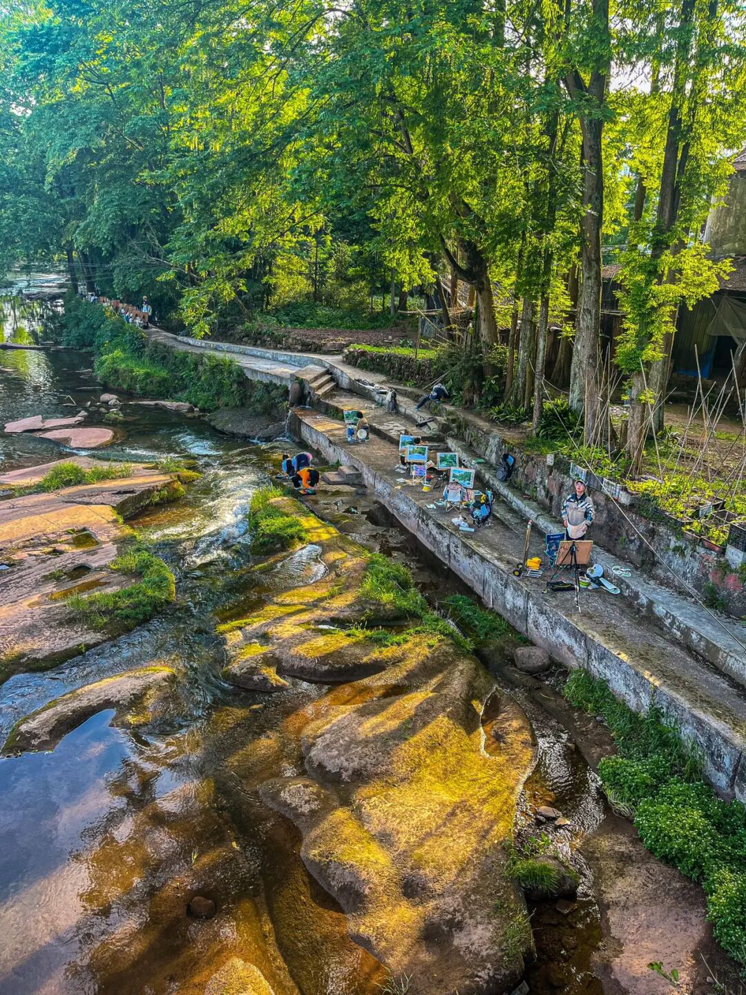 成都近郊一个小众禅意古镇,成都茶山古镇图片