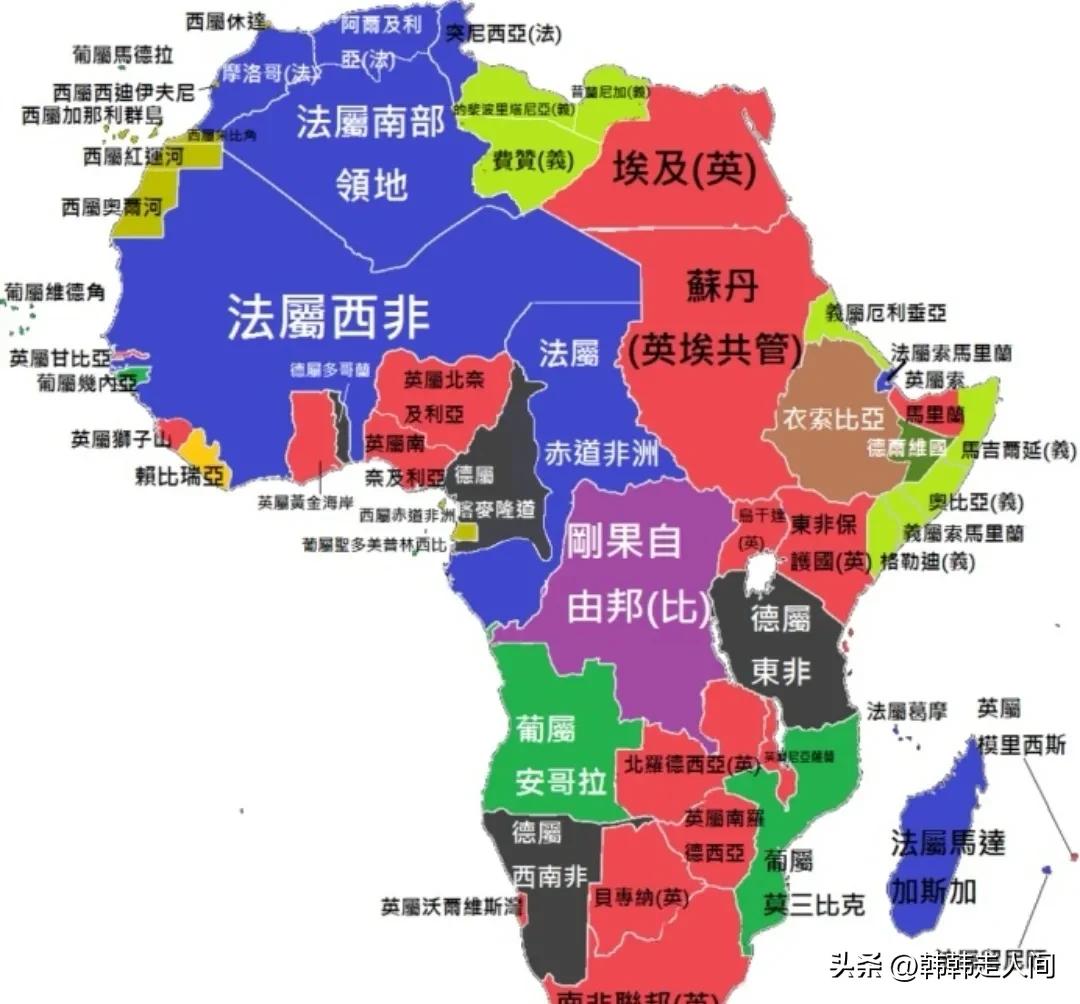 强盛时期的法兰西帝国,欧洲四大殖民帝国