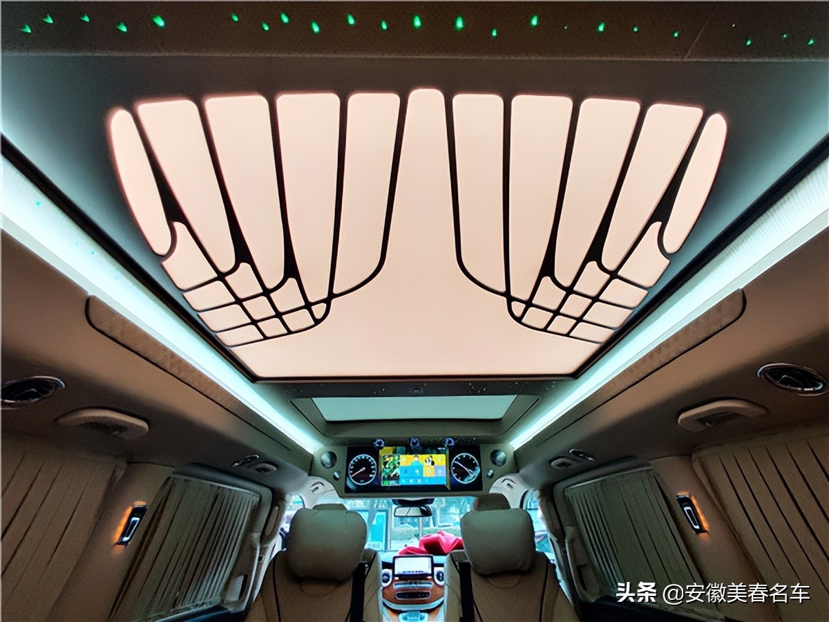 奔驰威霆商务版改装案例分享,奔驰高顶威霆商务改装