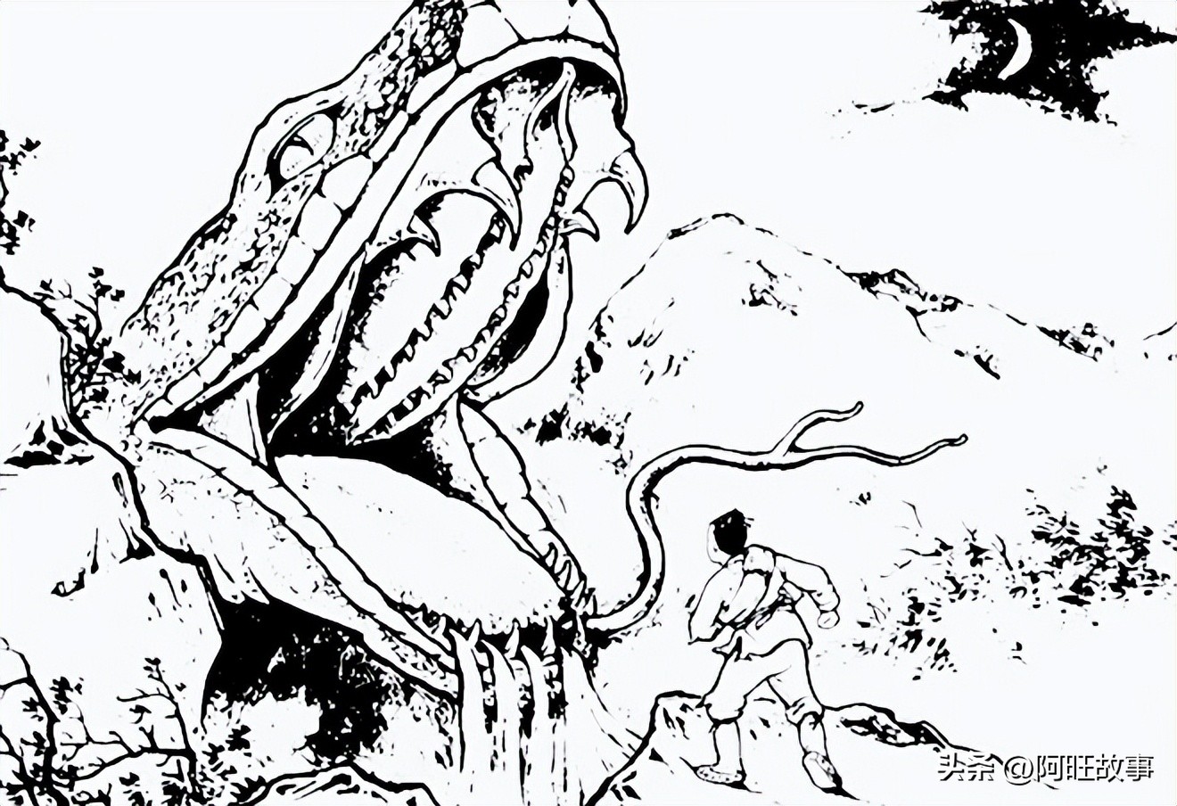 民间故事：县令贪淫，巨蛇吐出一颗珠子，泼皮惊叫：这是夜明珠！