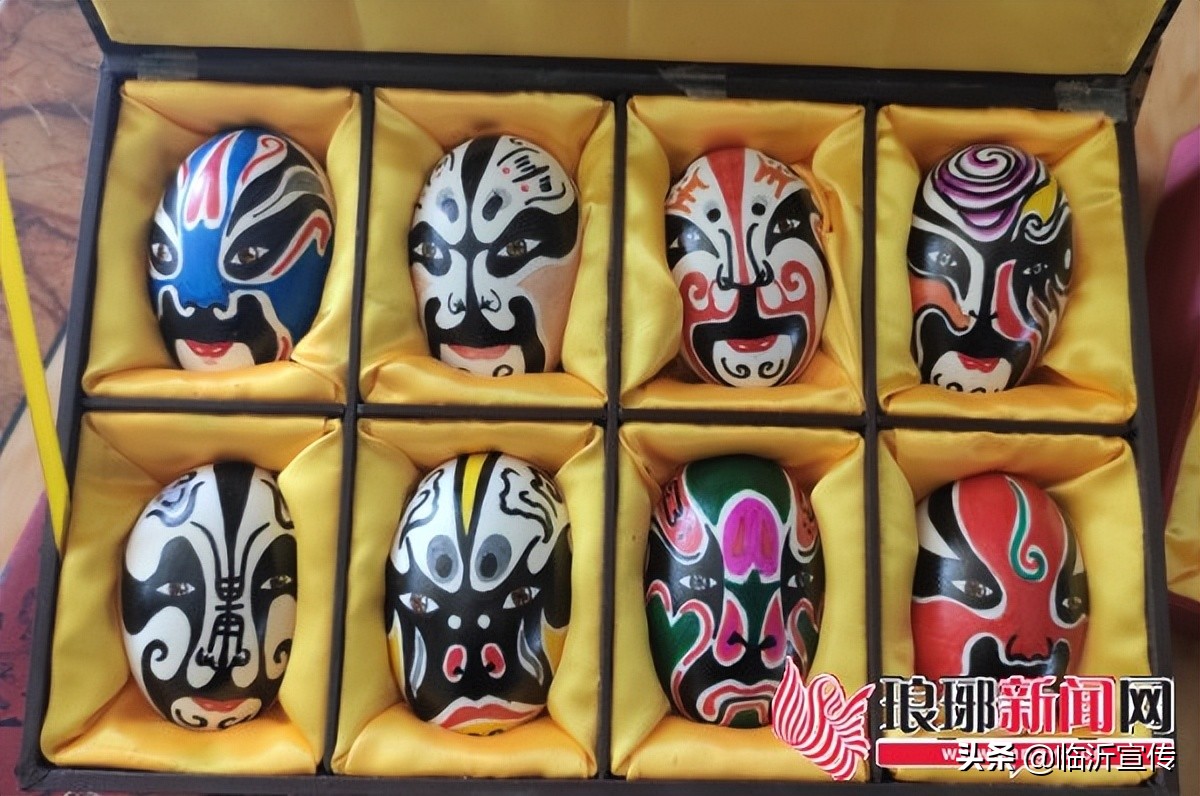 费县蛋壳脸谱,费县的市级非遗项目蛋壳脸谱