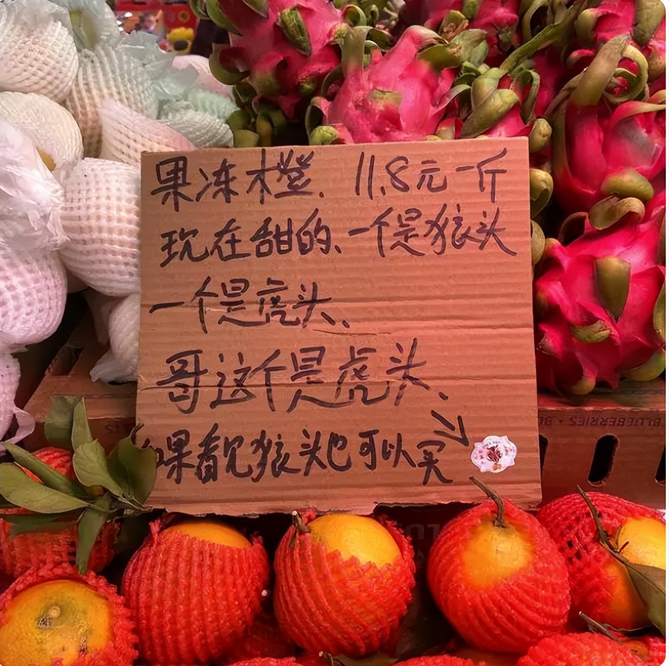 大学水果店碎碎念式标语走红,水果店标语广告词幽默