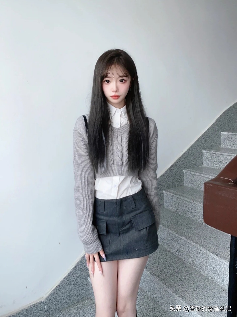 毛衣宽松慵懒风配小脚裤配靴子,搭配裙子裤子都好看的冬季鞋子