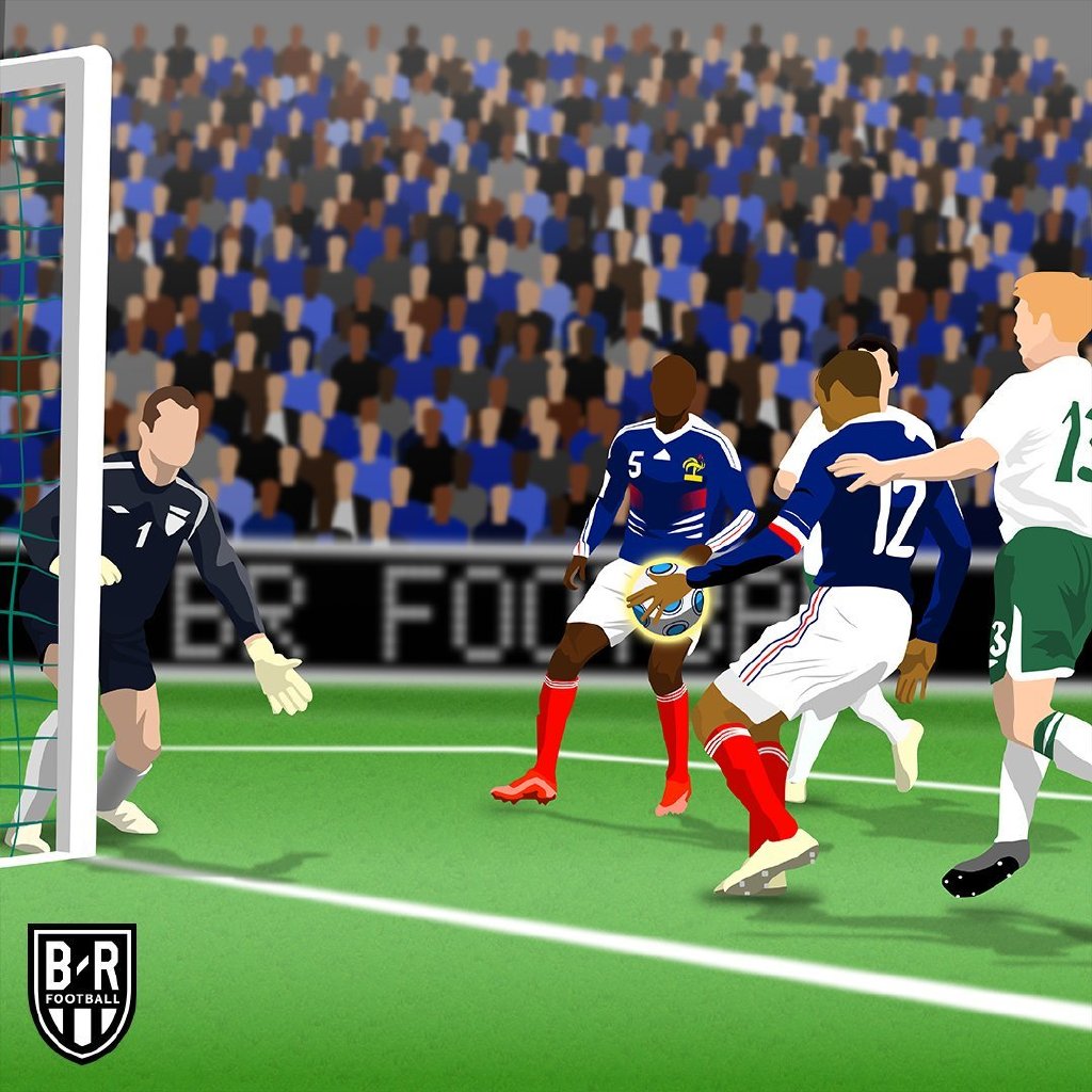 亨利标志性接球推射进球,亨利连续五年参与进球