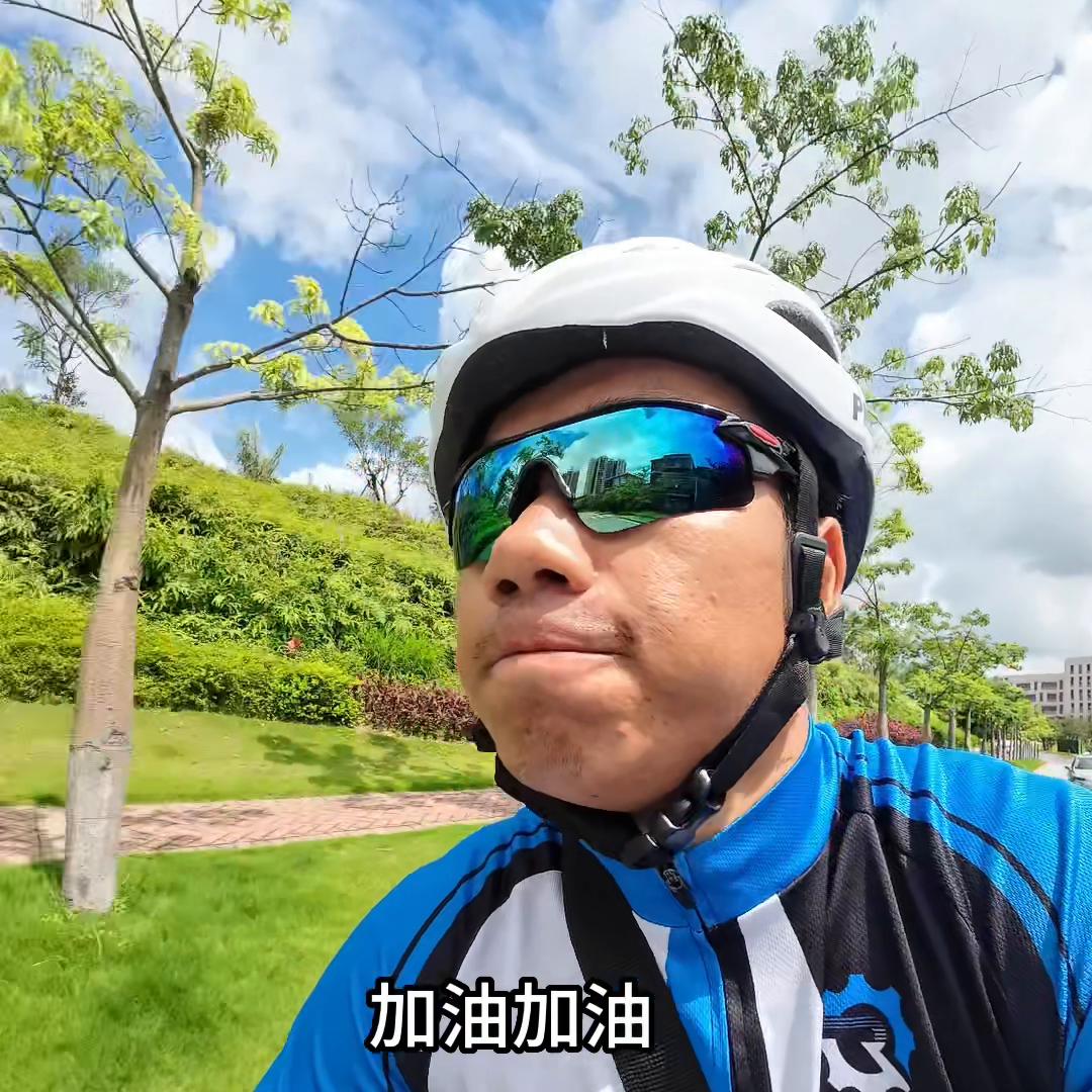 今天骑行挑战百公里，虎头蛇尾，失败告终，我坦然接受！骑...