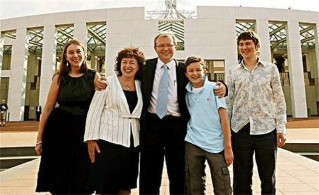 懂中文的西方领导陆克文：女儿在中国开网店，女婿是个华人