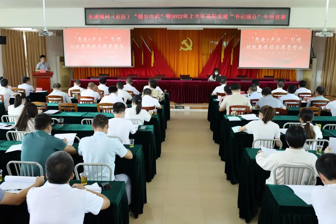 喜迎二十大丨东成镇：坚持*党**建引领走特色产业之路力促高质量发展